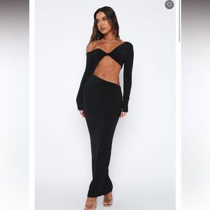 White Fox Boutique Revenge Maxi Dress - Size Small